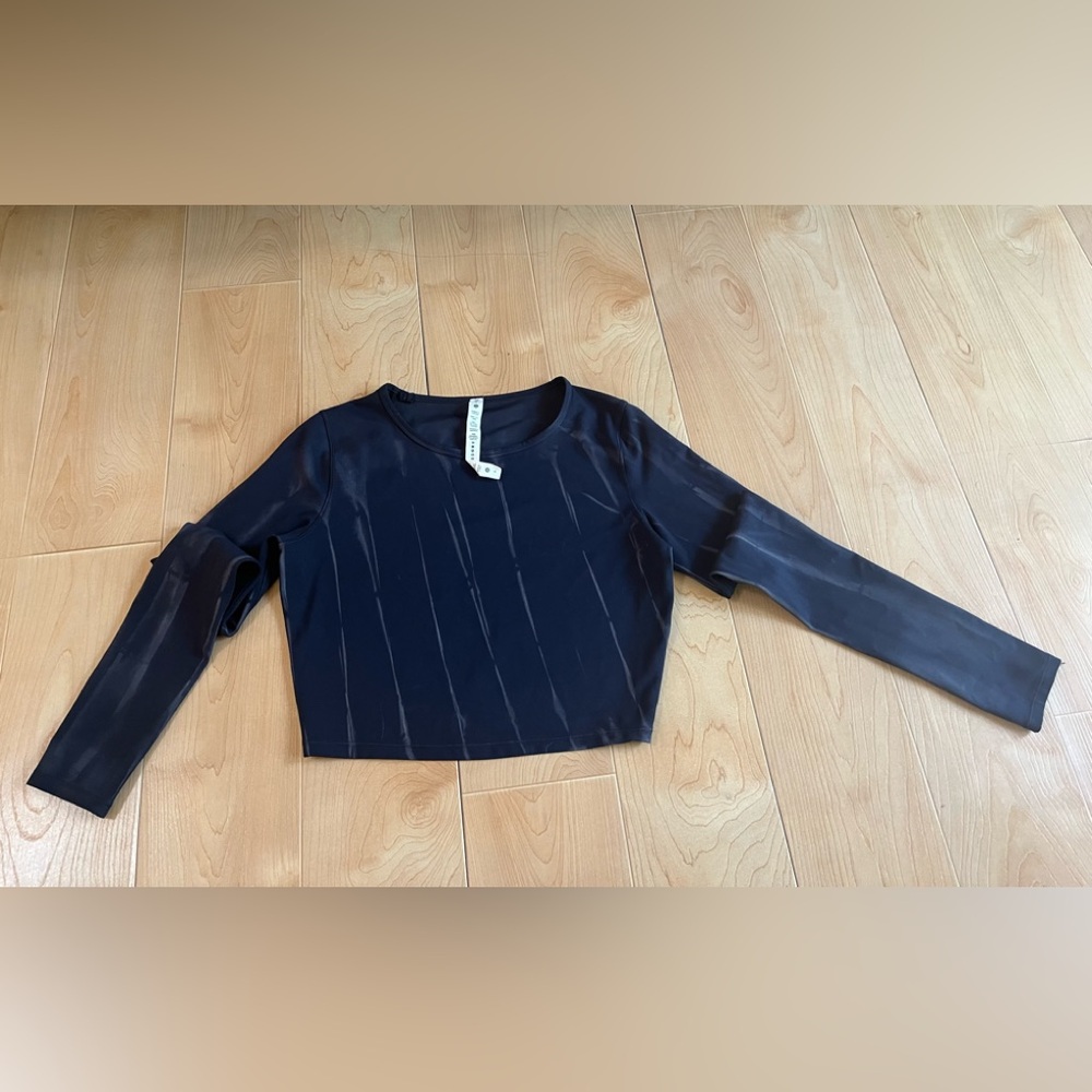 NWT Lululemon Wunder Train Long Sleeve Crop Top